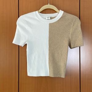 Abercrombie Spliced Crewneck Sweater